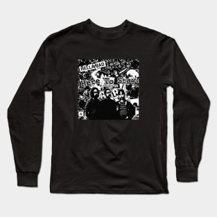 Grrrl Gang grunge texture Long Sleeve T-Shirt